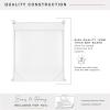 imageMCS 23x26 White Medicine Cabinet Organizer Wall Mounted Bathroom Cabinet for OverTheToilet Storage Bathroom Furniture ampamp Restroom Organizer23x26  2 Doors