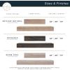 imageMCS 72Inch Mantel Master ampamp Co Walnut Woodgrain Finish Solid Wood Floating Fireplace Mantel Long Floating Shelf for Livingroom with Wood Cleat Hanging System Photo and Home Decor Display ShelfWalnut Woodgrain