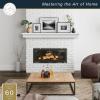 imageMCS 72Inch Mantel Master ampamp Co Walnut Woodgrain Finish Solid Wood Floating Fireplace Mantel Long Floating Shelf for Livingroom with Wood Cleat Hanging System Photo and Home Decor Display ShelfNatural Woodgrain