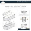 imageMCS 72Inch Mantel Master ampamp Co Walnut Woodgrain Finish Solid Wood Floating Fireplace Mantel Long Floating Shelf for Livingroom with Wood Cleat Hanging System Photo and Home Decor Display ShelfNatural Woodgrain
