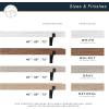 imageMCS 72Inch Mantel Master ampamp Co Walnut Woodgrain Finish Solid Wood Floating Fireplace Mantel Long Floating Shelf for Livingroom with Wood Cleat Hanging System Photo and Home Decor Display ShelfNatural Woodgrain