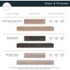 imageMCS 72Inch Mantel Master ampamp Co Walnut Woodgrain Finish Solid Wood Floating Fireplace Mantel Long Floating Shelf for Livingroom with Wood Cleat Hanging System Photo and Home Decor Display ShelfNatural Woodgrain