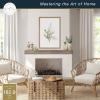 imageMCS 72Inch Mantel Master ampamp Co Walnut Woodgrain Finish Solid Wood Floating Fireplace Mantel Long Floating Shelf for Livingroom with Wood Cleat Hanging System Photo and Home Decor Display ShelfNatural Woodgrain
