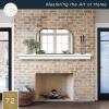 imageMCS 72Inch Mantel Master ampamp Co Walnut Woodgrain Finish Solid Wood Floating Fireplace Mantel Long Floating Shelf for Livingroom with Wood Cleat Hanging System Photo and Home Decor Display ShelfNatural Woodgrain
