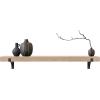 imageMCS 72Inch Mantel Master ampamp Co Walnut Woodgrain Finish Solid Wood Floating Fireplace Mantel Long Floating Shelf for Livingroom with Wood Cleat Hanging System Photo and Home Decor Display ShelfWalnut Woodgrain