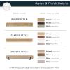imageMCS 72Inch Mantel Master ampamp Co Walnut Woodgrain Finish Solid Wood Floating Fireplace Mantel Long Floating Shelf for Livingroom with Wood Cleat Hanging System Photo and Home Decor Display ShelfNatural Woodgrain