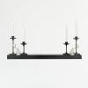 imageMCS Floating Shelf Room Decor Wooden Shelf Black 24 x 8 InchBlack
