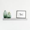 imageMCS Floating Shelf Room Decor Wooden Shelf Black 24 x 8 InchGrey