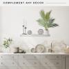imageMCS Floating Shelf Room Decor Wooden Shelf Black 24 x 8 InchGrey