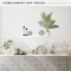 imageMCS Floating Shelf Room Decor Wooden Shelf Black 24 x 8 InchWhite