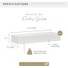 imageMCS Floating Shelf Room Decor Wooden Shelf Black 24 x 8 InchWhite