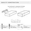imageMCS Floating Shelf Room Decor Wooden Shelf Black 24 x 8 InchWhite