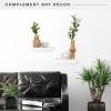 imageMCS Floating Shelf Room Decor Wooden Shelf Black 24 x 8 InchWhite