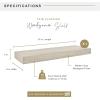 imageMCS Floating Shelf Room Decor Wooden Shelf Walnut Woodgrain 12 x 8 Inch Set of 2Grey