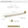 imageMCS Floating Shelf Room Decor Wooden Shelf Walnut Woodgrain 12 x 8 Inch Set of 2Grey