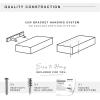 imageMCS Floating Shelf Room Decor Wooden Shelf Walnut Woodgrain 12 x 8 Inch Set of 2Grey