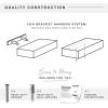 imageMCS Floating Shelf Room Decor Wooden Shelf Walnut Woodgrain 12 x 8 Inch Set of 2Natural