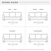 imageMCS Floating Shelf Room Decor Wooden Shelf Walnut Woodgrain 12 x 8 Inch Set of 2Natural