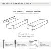 imageMCS Floating Shelf Room Decor Wooden Shelf Walnut Woodgrain 12 x 8 Inch Set of 2Natural