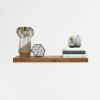 imageMCS Floating Shelf Room Decor Wooden Shelf Walnut Woodgrain 12 x 8 Inch Set of 2Walnut