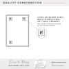 imageMCS Frameless Wall Mirror with 1 inch Bevel 20x30 inch SilverBevel Rectangle