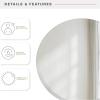 imageMCS Frameless Wall Mirror with 1 inch Bevel 20x30 inch SilverBevel Round