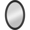 imageMCS Master ampamp Co 26in Round Brass Black Mirror Modern Wall Hanging Large Mirror for Bathroom Bedroom ampamp LivingroomBlack