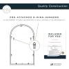 imageMCS Master ampamp Co 26in Round Brass Black Mirror Modern Wall Hanging Large Mirror for Bathroom Bedroom ampamp LivingroomBlack