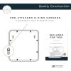 imageMCS Master ampamp Co 26in Round Brass Black Mirror Modern Wall Hanging Large Mirror for Bathroom Bedroom ampamp LivingroomBrass