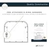 imageMCS Master ampamp Co 26in Round Brass Black Mirror Modern Wall Hanging Large Mirror for Bathroom Bedroom ampamp LivingroomBrass
