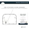 imageMCS Master ampamp Co 26in Round Brass Black Mirror Modern Wall Hanging Large Mirror for Bathroom Bedroom ampamp LivingroomBrass