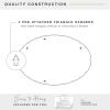 imageMCS Master ampamp Co 26in Round Brass Black Mirror Modern Wall Hanging Large Mirror for Bathroom Bedroom ampamp LivingroomBronze