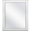 imageMCS Master ampamp Co 26in Round Brass Black Mirror Modern Wall Hanging Large Mirror for Bathroom Bedroom ampamp LivingroomWhite