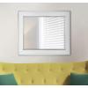 imageMCS Master ampamp Co 26in Round Brass Black Mirror Modern Wall Hanging Large Mirror for Bathroom Bedroom ampamp LivingroomWhite