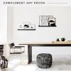 imageMCS Painted Picture Ledge  Gray 35 in SingleBlack