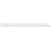 imageMCS Picture Ledge Shelf Room Decor Floating Shelf Gray Woodgrain 35 Inch Set of 2White