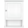 imageMCS 23x26 White Medicine Cabinet Organizer Wall Mounted Bathroom Cabinet for OverTheToilet Storage Bathroom Furniture ampamp Restroom Organizer23x16  1 Door