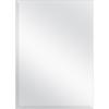 imageMCS Frameless Wall Mirror with 1 inch Bevel 20x30 inch SilverBevel Rectangle