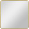 imageMCS Master ampamp Co 26in Round Brass Black Mirror Modern Wall Hanging Large Mirror for Bathroom Bedroom ampamp LivingroomBrass