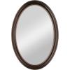 imageMCS Master ampamp Co 26in Round Brass Black Mirror Modern Wall Hanging Large Mirror for Bathroom Bedroom ampamp LivingroomBronze