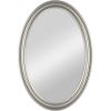 imageMCS Master ampamp Co 26in Round Brass Black Mirror Modern Wall Hanging Large Mirror for Bathroom Bedroom ampamp LivingroomNickel