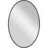 imageMCS Master ampamp Co Modern Metal Large Wall Mirror Minimalist Home Decor Oval Mirror for Living Room Bedroom or Bathroom 24 by 36 Inch Black