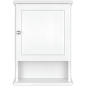 imageMCS 23x26 White Medicine Cabinet Organizer Wall Mounted Bathroom Cabinet for OverTheToilet Storage Bathroom Furniture ampamp Restroom Organizer23x16  1 Door