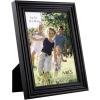 imageMCS 5pc Rustic Wood Frame Set Black 65619Distressed Black