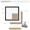 imageMCS East Village Frame Black 11 x 14 matted to 5 x 7 in Single10x10