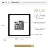 imageMCS East Village Frame Black 11 x 14 matted to 5 x 7 in Single10x10