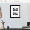 imageMCS East Village Frame Black 11 x 14 matted to 5 x 7 in Single11x14mat 2open 4x6