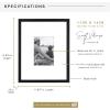imageMCS East Village Frame Black 11 x 14 matted to 5 x 7 in Single11x14mat 5x7