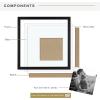 imageMCS East Village Frame Black 11 x 14 matted to 5 x 7 in Single12x12