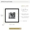 imageMCS East Village Frame Black 11 x 14 matted to 5 x 7 in Single12x12